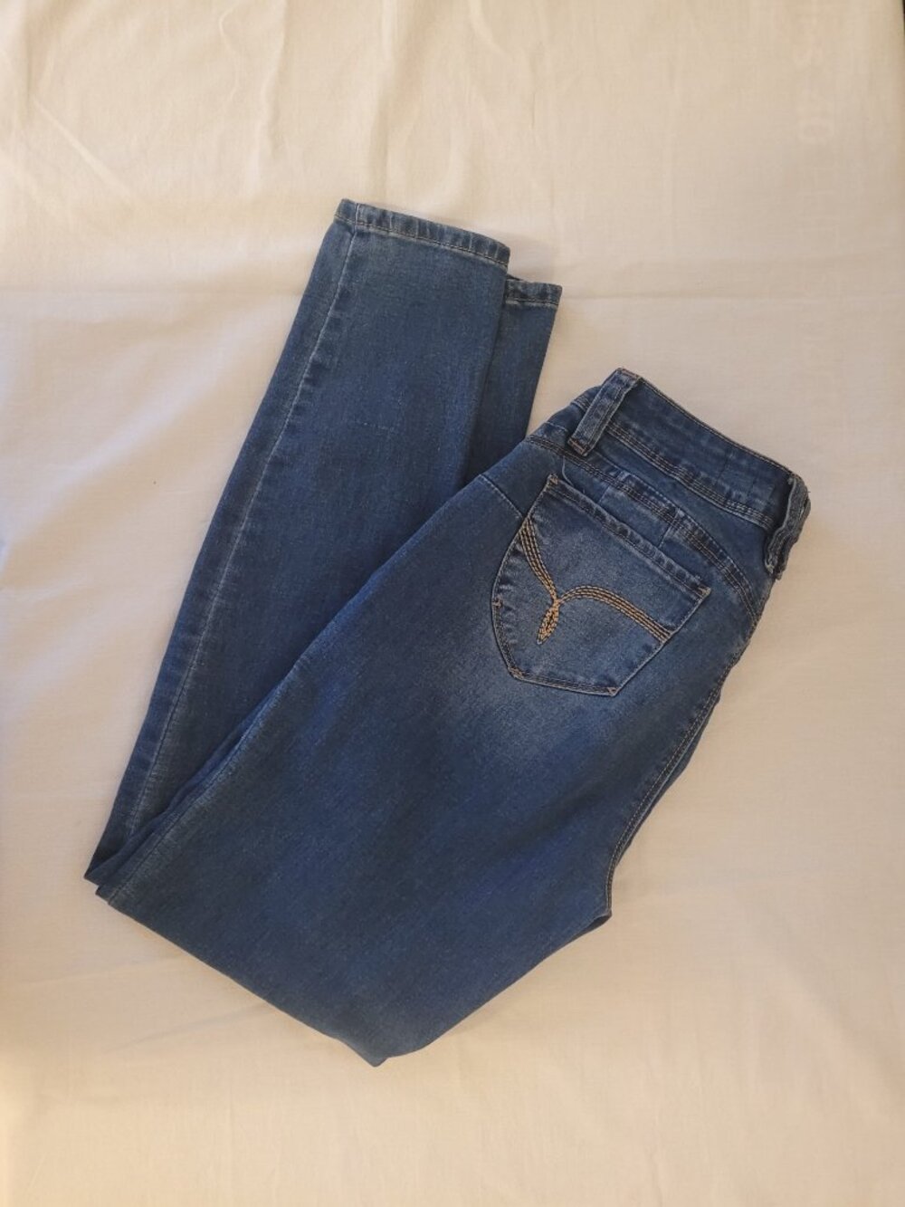 Blue Jeans YMI Size 9 Midrise Skinny - Picture 8 of 16